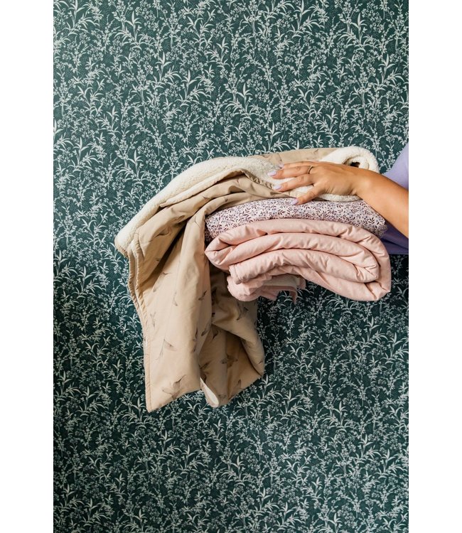 Mies & CO Soft teddy blanket big Adorable Dots Sweet Pink