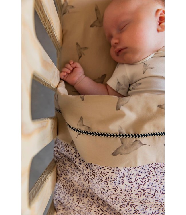 Mies & CO Baby crib sheet Little Dreams Humus