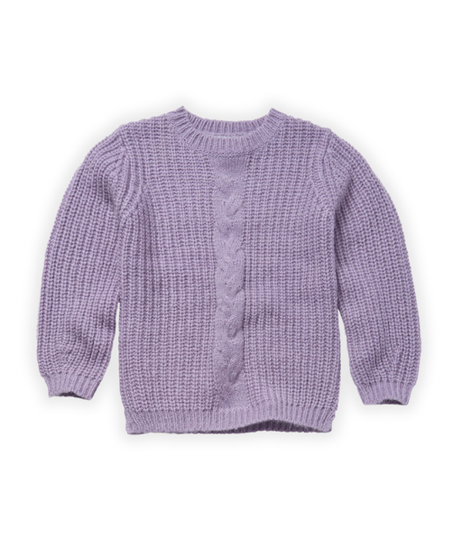 Sproet & Sprout Cable sweater Purple