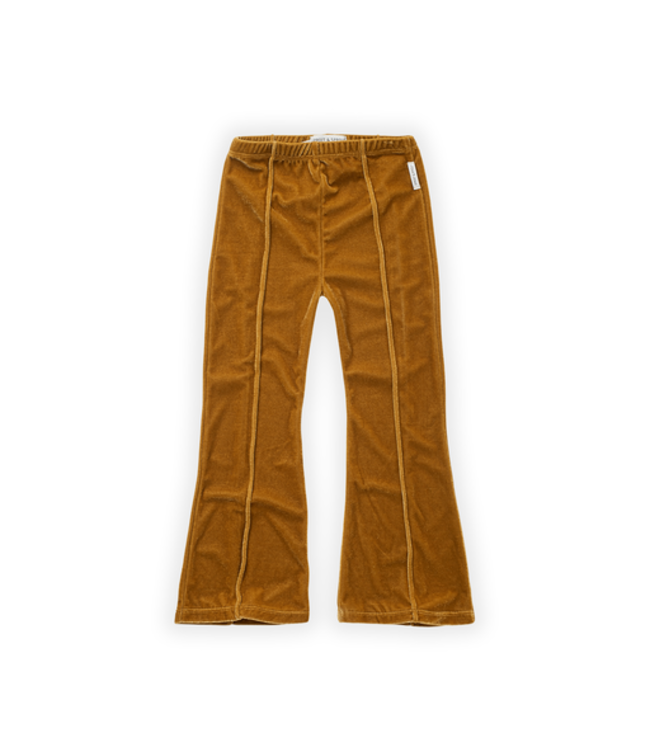 Sproet & Sprout Velvet flare pants Toffee