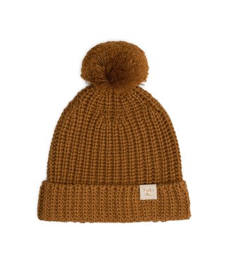 Yuki Kidswear Knitted beanie Rust