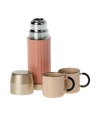 Maileg Thermos and cups - Soft coral