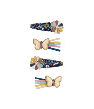 Mimi & Lula Winter flora butterfly clip pack