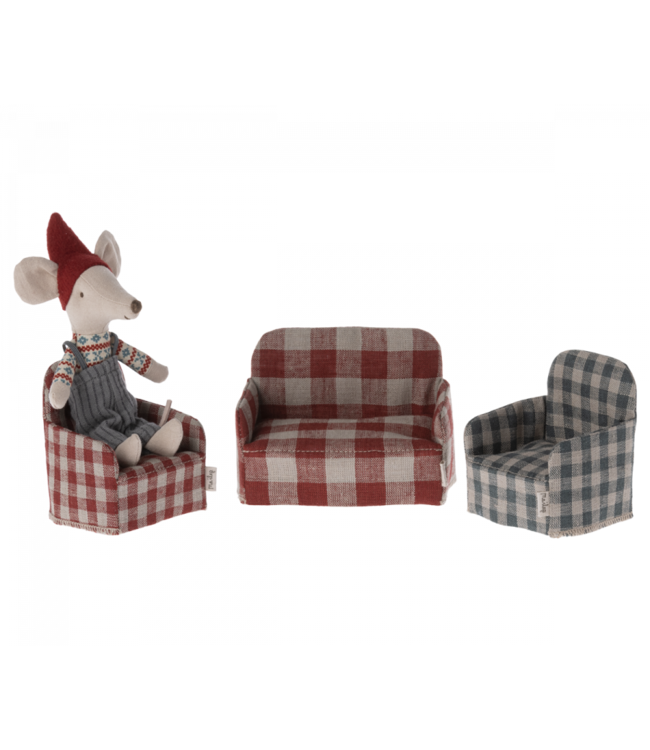 Maileg Chair mouse green