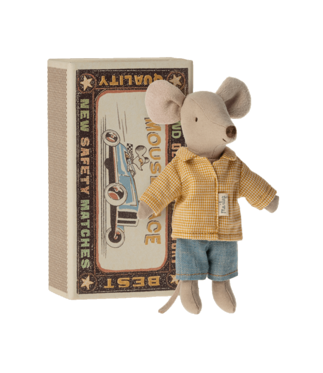 Maileg Big brother mouse in matchbox