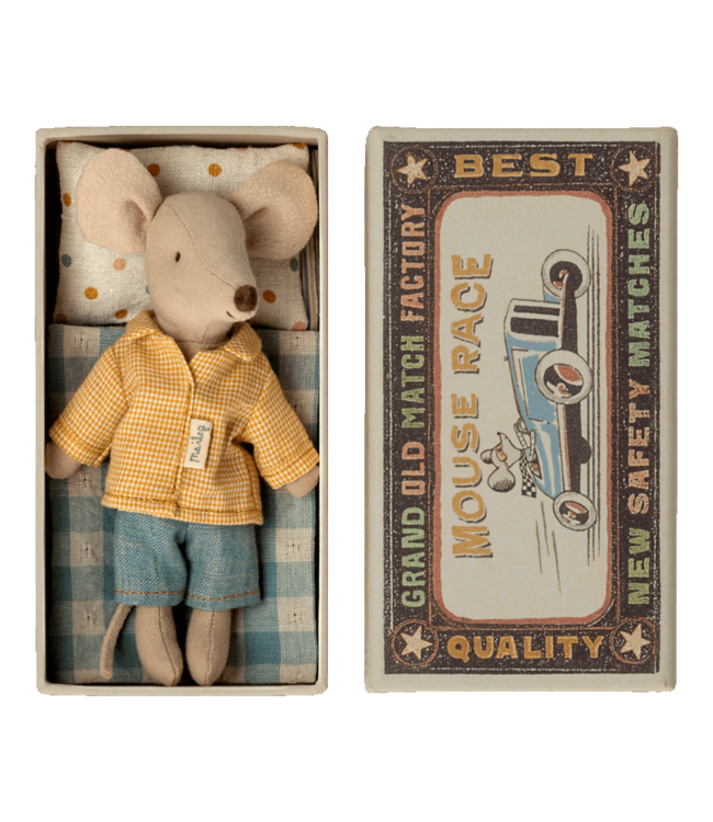 Maileg Big brother mouse in matchbox
