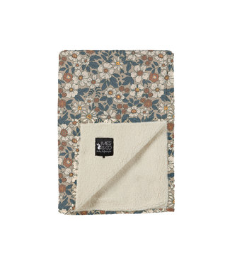 Mies & CO Baby soft teddy blanket Wild flower rust