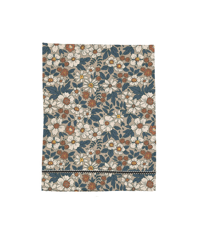 Mies & CO Baby crib sheet Wild flower rust