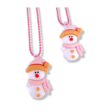 Pop Cutie Pop cutie Snowman holiday ketting