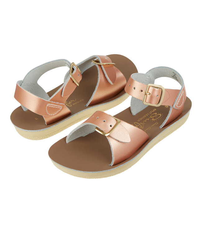 Salt Water Sandels Surfer child Rose Gold