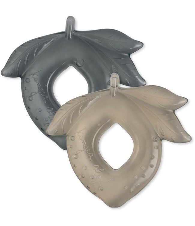 Konges Slojd 2pack lemon cooling teethers Blue mix