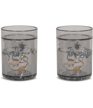Konges Slojd 2pack glitter cups Dino