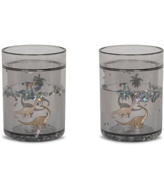 Konges Slojd 2pack glitter cups Dino