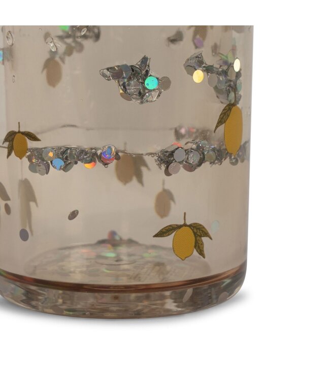 Konges Slojd 2pack glitter cups Lemon