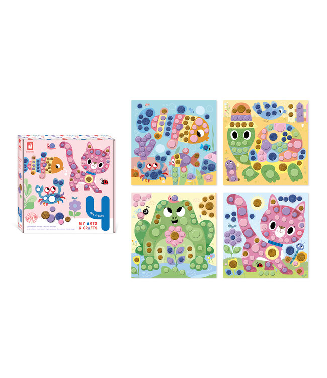 Janod Janod Atelier - 4 Jaar - Ronde Stickers