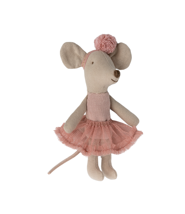 Maileg Ballerina mouse - Little sister rose