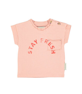 Piupiuchick t'shirt | B light pink w/ "stay fresh" print