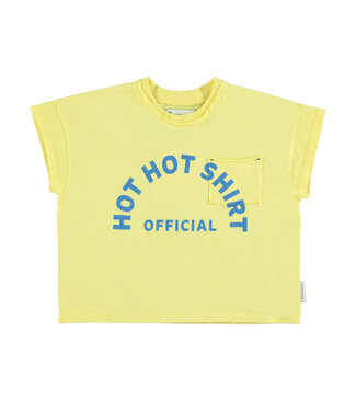 Piupiuchick t'shirt | yellow w/ ice cream print