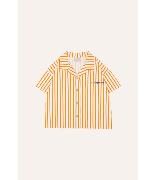 The Campamento Shirt Orange stripes