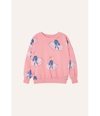 The Campamento Sweatshirt Swans allover oversized