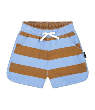 Daily Brat Striped towel shorts serenity blue (DB1271)