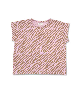 Petit Blush T-shirt Raw Neckline Sebra