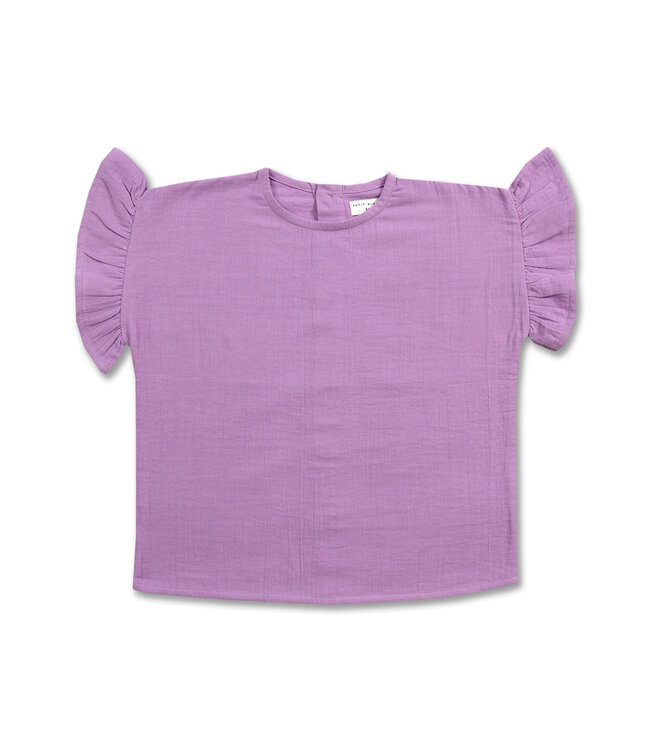 Petit Blush Loua Frill Blouse English Lavender