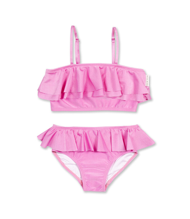 Petit Blush Shiny Ruffle bikini