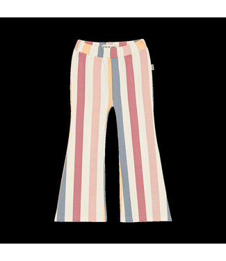 House of Jamie Flared Pants Rainbow Stripes