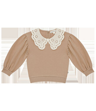 House of Jamie Balloon Collar Sweater Latte