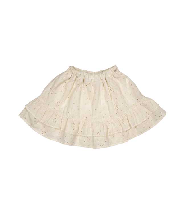 Baje Studio Airlie embroidery skirt white