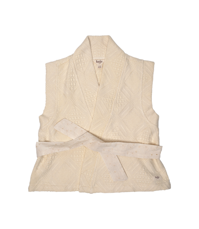 Baje Studio Amanta gilet woven structure