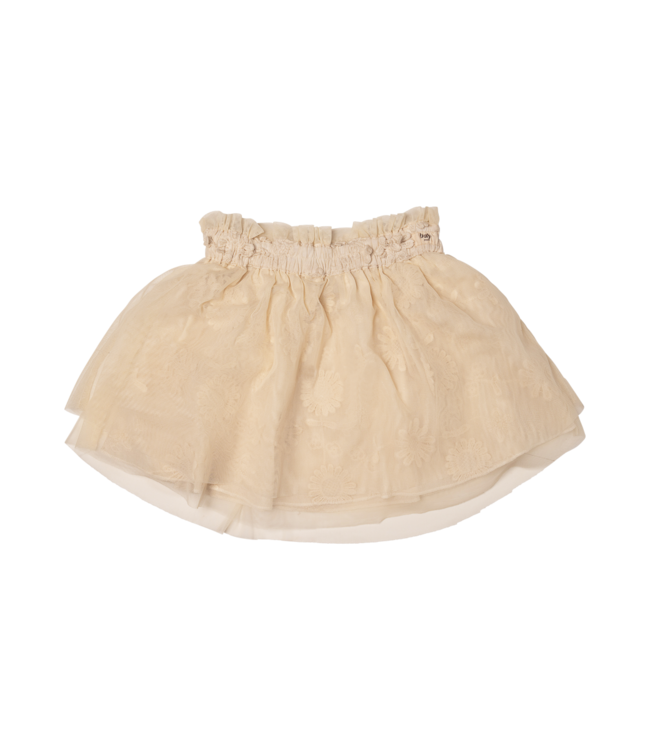 Baje Studio Anna tule skirt embroidery creme