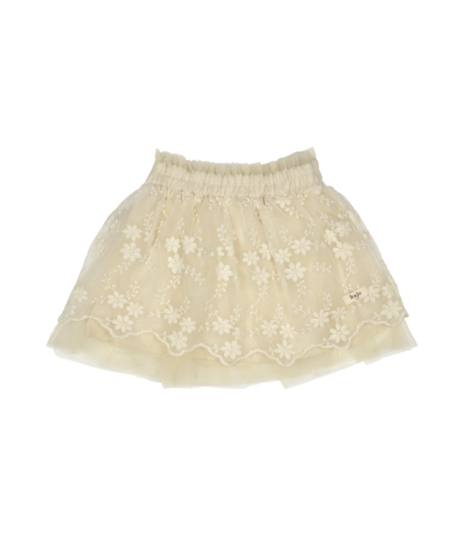 Baje Studio Lou tule skirt embroidery Off-white