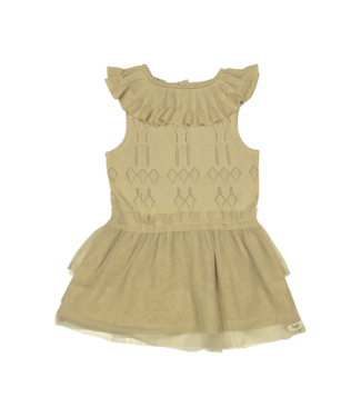 Baje Studio Noosa knit dress w. tule Sand