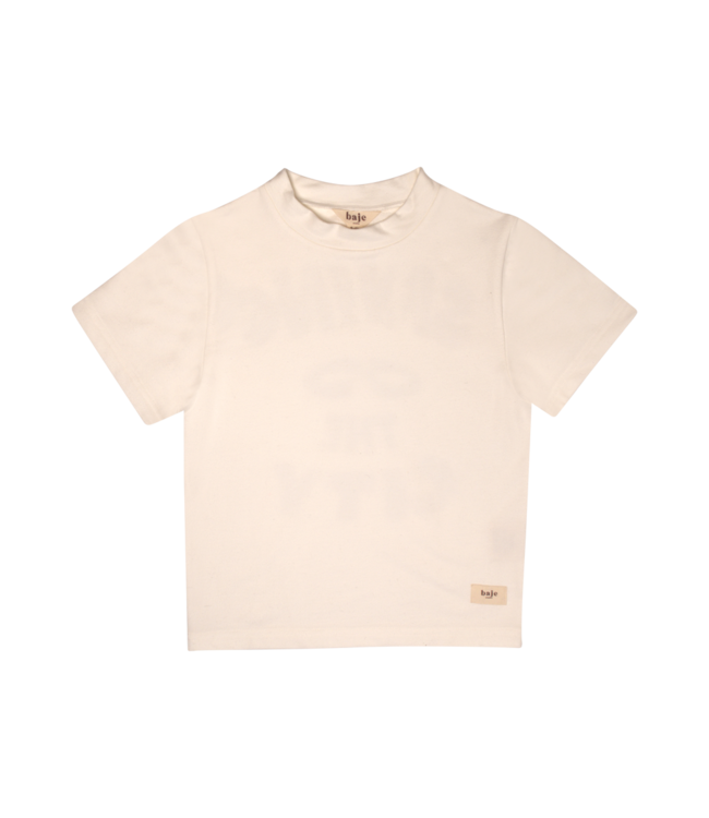 Baje Studio Perth jersey tee Off-white with print