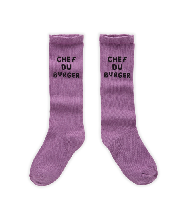 Sproet & Sprout Socks Chef du burger purple