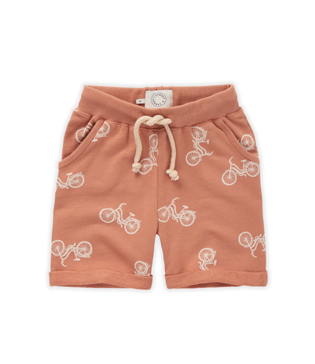 Sproet & Sprout Sweat short Bicycle print