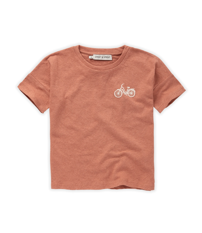 Sproet & Sprout T-shirt linen Bicycle