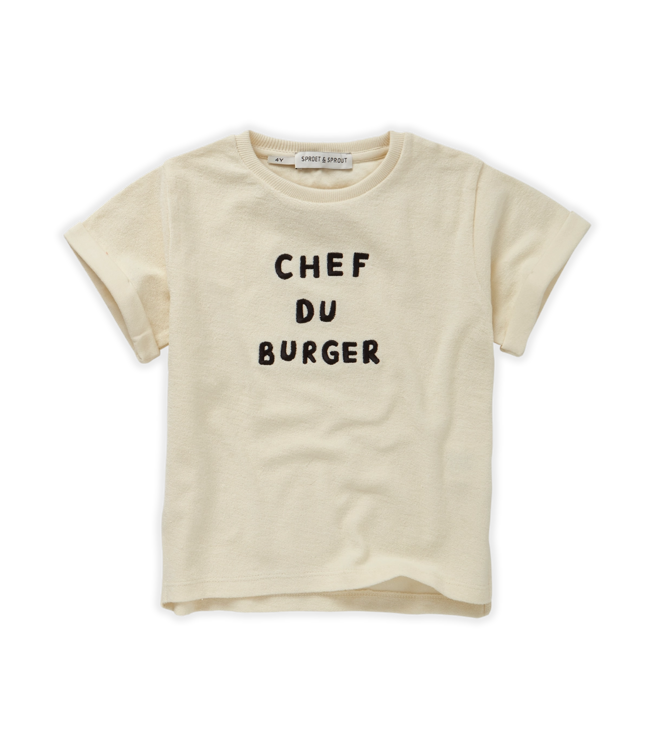 Sproet & Sprout Terry T-shirt Chef du burger