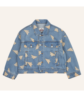 Jelly Mallow Paper Airplane Denim Jacket