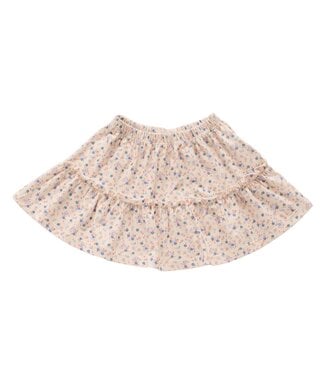 Navy Natural Bo skirt spring blossom