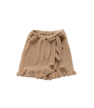 Navy Natural Faye skirt bath terry ginger root