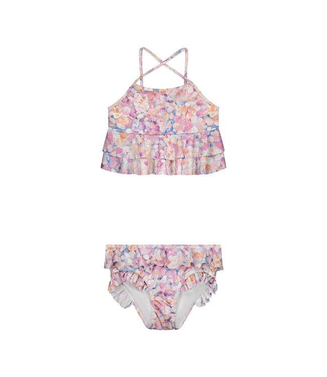 Daily Brat Painted flower bikini cloudy pastel (DB1293)