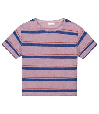Daily Brat Striped towel t-shirt breezy lilac (DB1312)