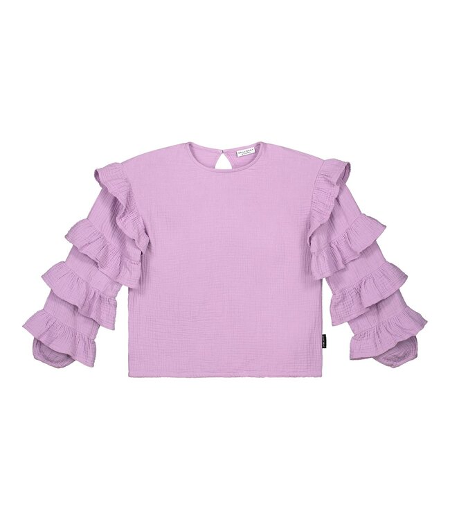 Daily Brat Lolly pop ruffle top lavender herb (DB1222)