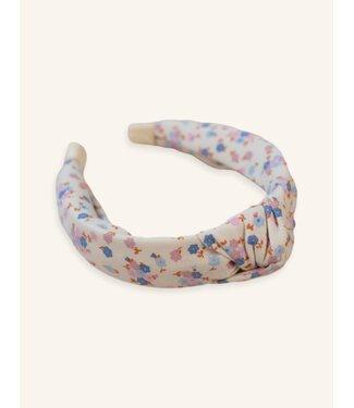 Navy Natural Haarband spring flower