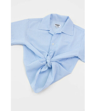 Salty Stitch Oversized blouse stripes - blue