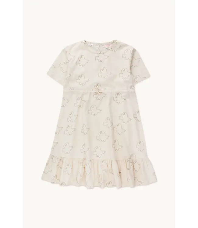 Tiny Cottons DOVES DRESS light cream