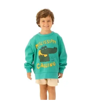 Tiny Cottons MISSISSIPPI SWEATSHIRT emerald